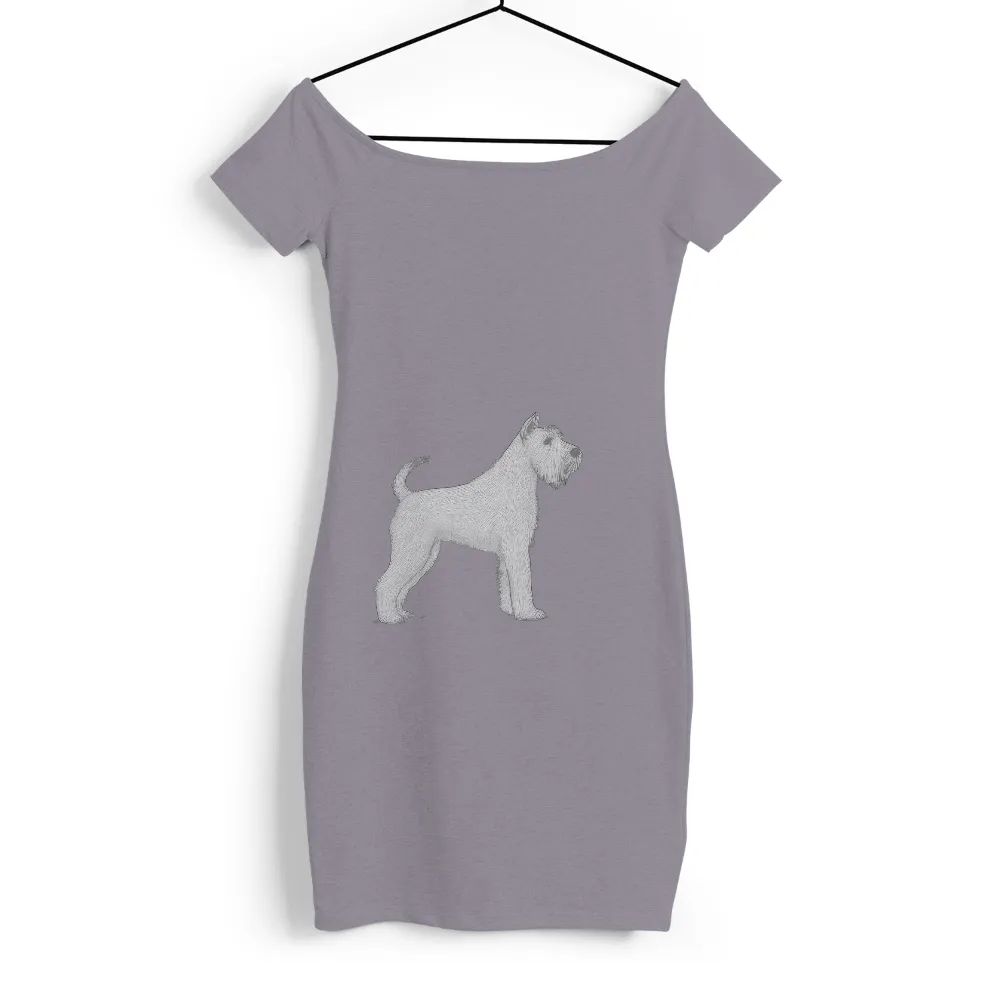 T-Shirts Design: Max the Adventurous Schnauzer|men's night out camp shirt playboy