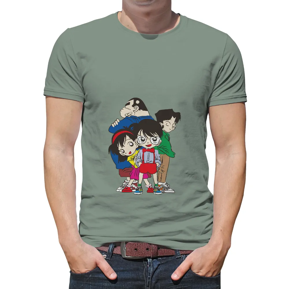 Detective Conan Custom T-Shirts: Celebrate Friendship and Adventure with Vibrant Anime Design|adventure time shirt sex