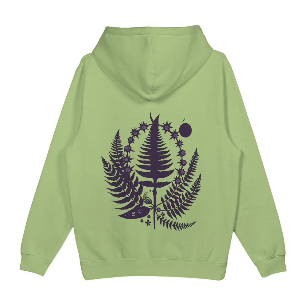 Customized Tee Shirts: Enchanting Nature | Magical Forest Design| deep purple tones