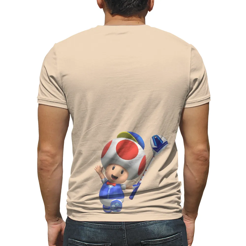 TShirt Printing: Golfing Toad - Sports & Gaming Pop Culture|cena mario shirt