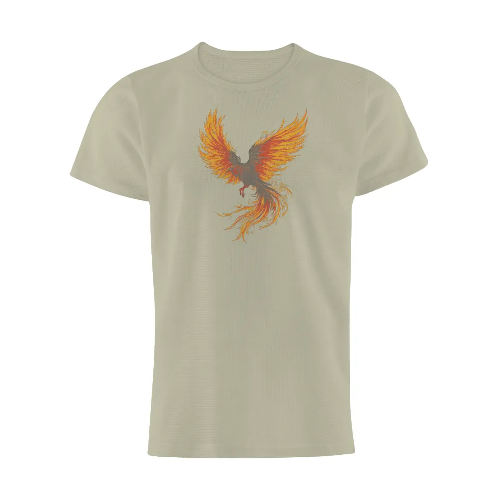 TShirt Design: Phoenix Rising - Artistic Rebirth|shaqiri chicago fire jersey