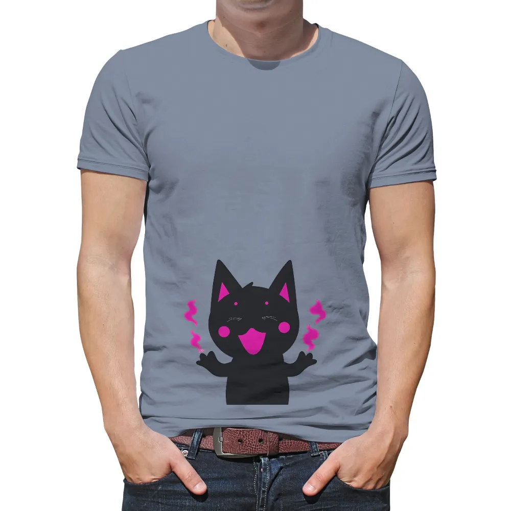 TShirt Printing: Whiskers the Joyful Black Cat|i just want to work in my garden t shirt