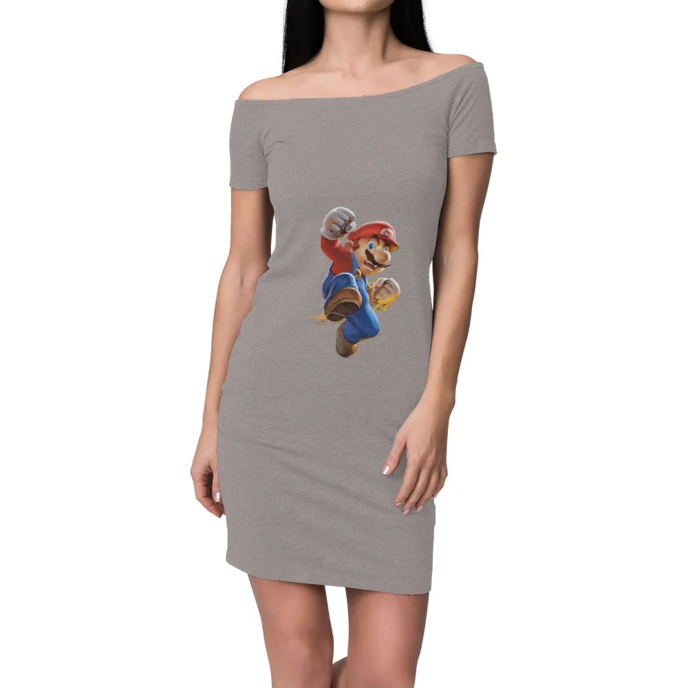 T-Shirts Pattern: Mario's Leap of Adventure|john cena mario shirt wwe