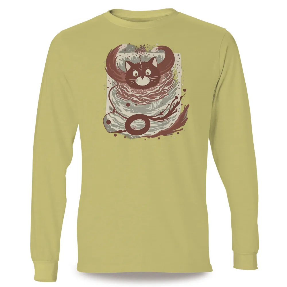 Custom Tee Shirts: Whiskers' Cosmic Adventure|cat valentines day shirt