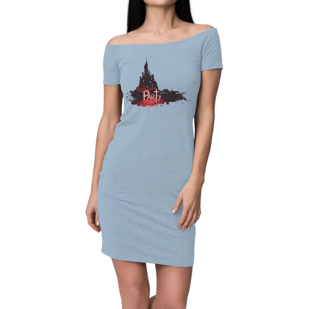 Graphic Tees: Spooky Castle Halloween Party Design|red truck valentine shirt