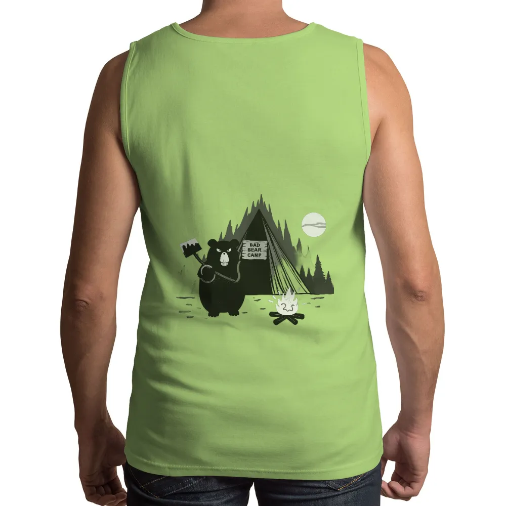 TShirt Printing: Bad Bear Camp Adventure| dark forest