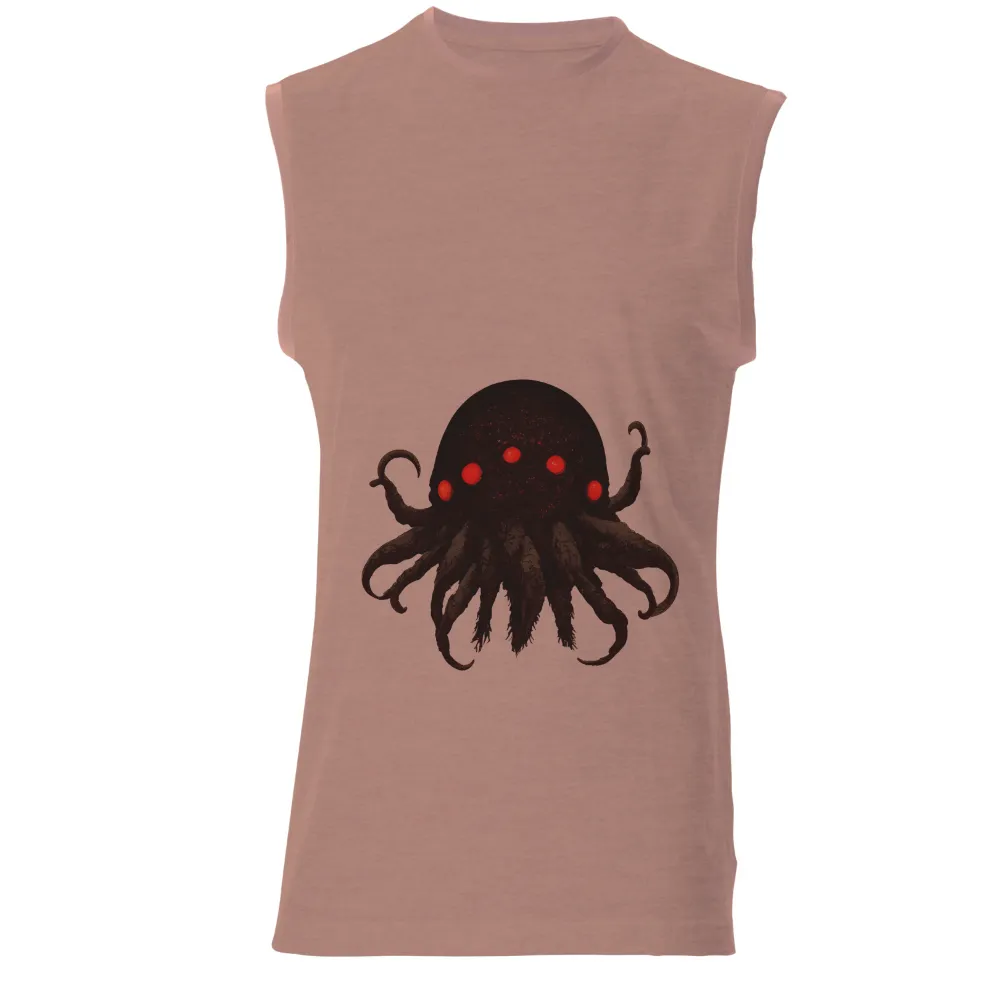 Shirts Graphic Tees: Deep Sea Guardian - Mythical Octopus with Glowing Eyes|kobe bryant legend sweatshirt