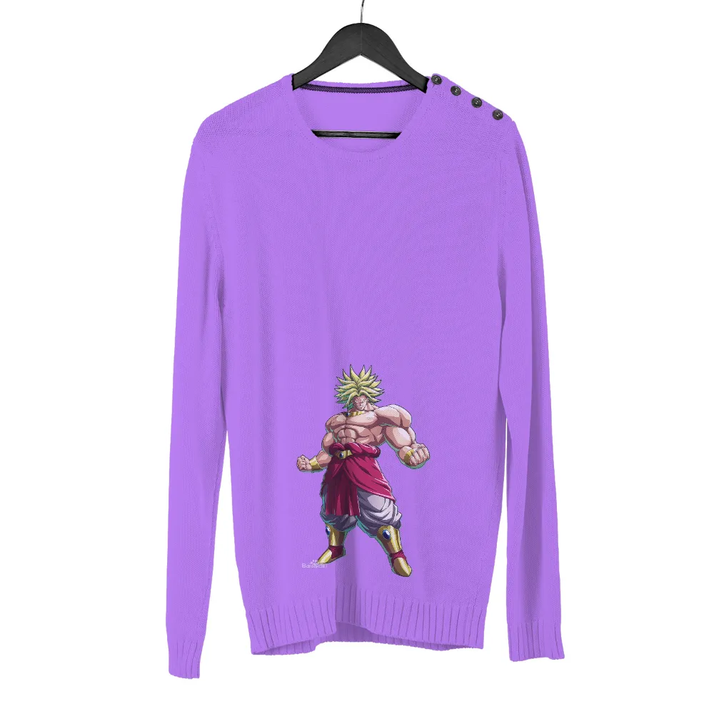 T-Shirts Pattern: Broly Super Saiyan - Iconic Anime Warrior|dragon ball z nba t shirt