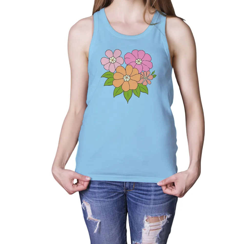 Customized Tee Shirts: Vintage Floral Bliss|midoriya vintage shirt