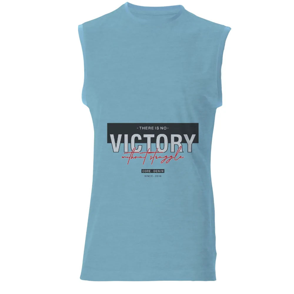 Customized Tee Shirts: There is No Victory Without Struggle|victory brewing t shirt