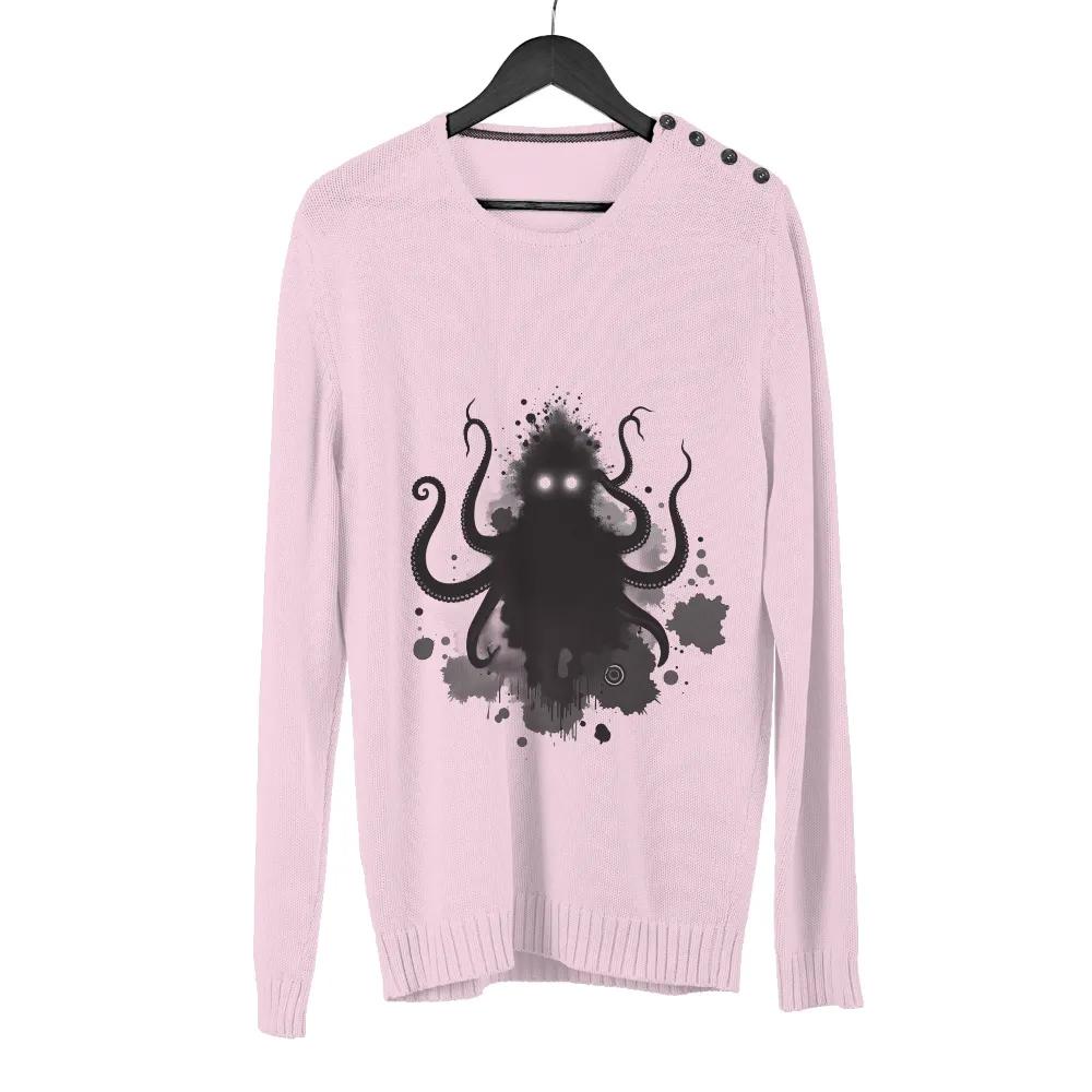 T-Shirts Design: Shadow Octopus - Artistic Mystery|octopus army t shirt