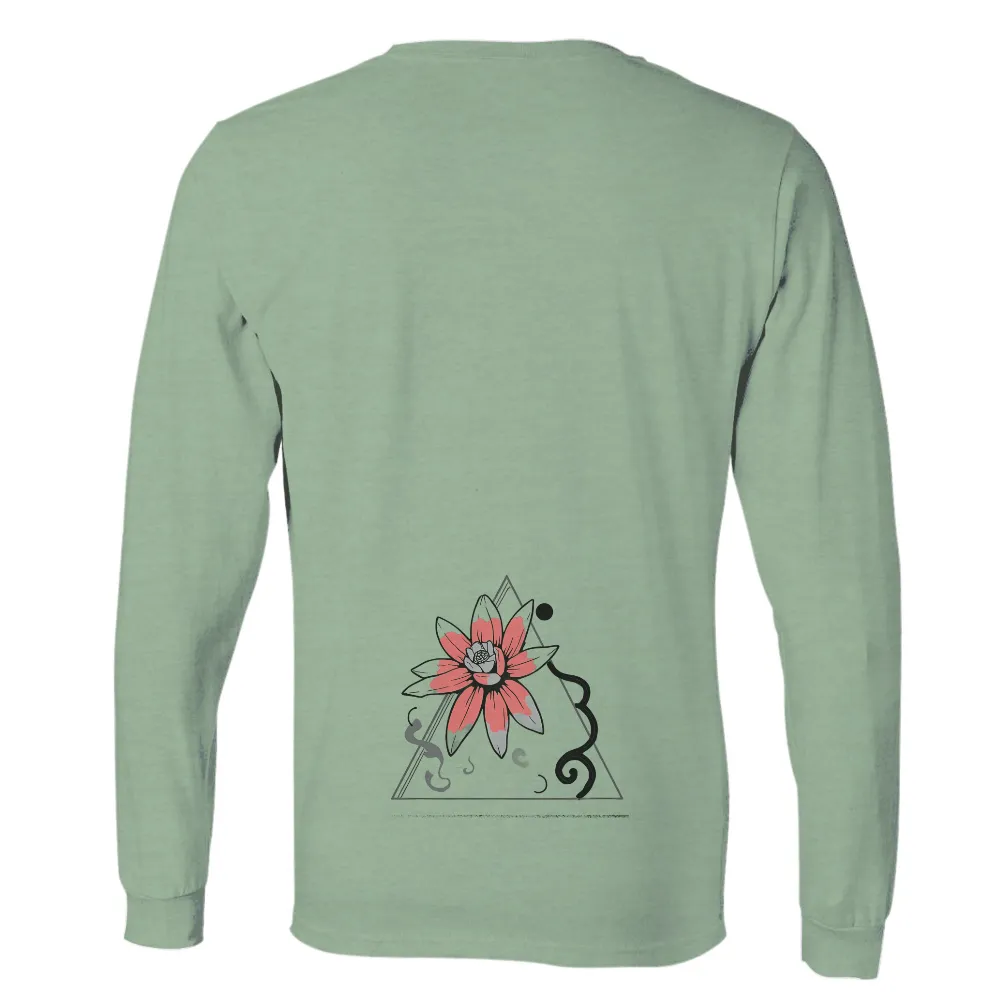 Lotus Bloom: T-Shirt Printing | Spiritual Growth & Enlightenment| intricate geometric patterns