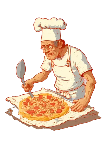 TShirt Design: Chef Mario's Passion for Pizza