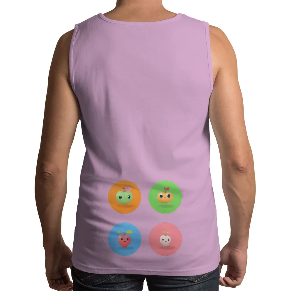 Tee Shirt Printing: Adorable Apple Characters - Artistic Designs|peace love and beer t shirt