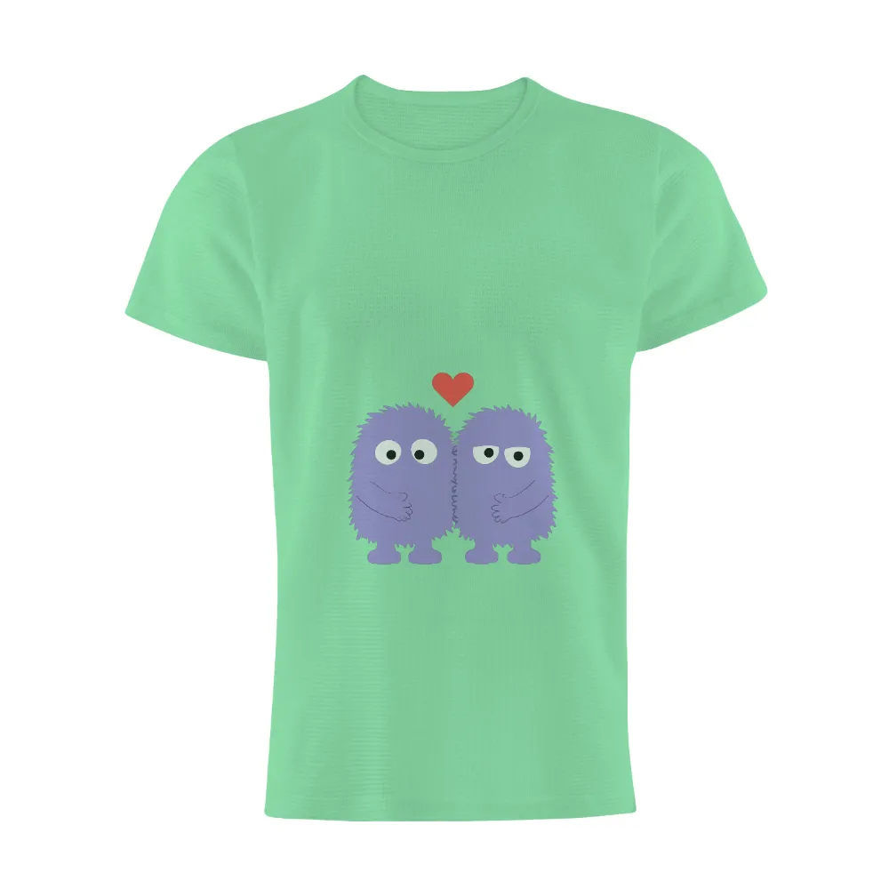 Graphic Tees: Friendship and Love with Quirky Monsters| whimsical creatures