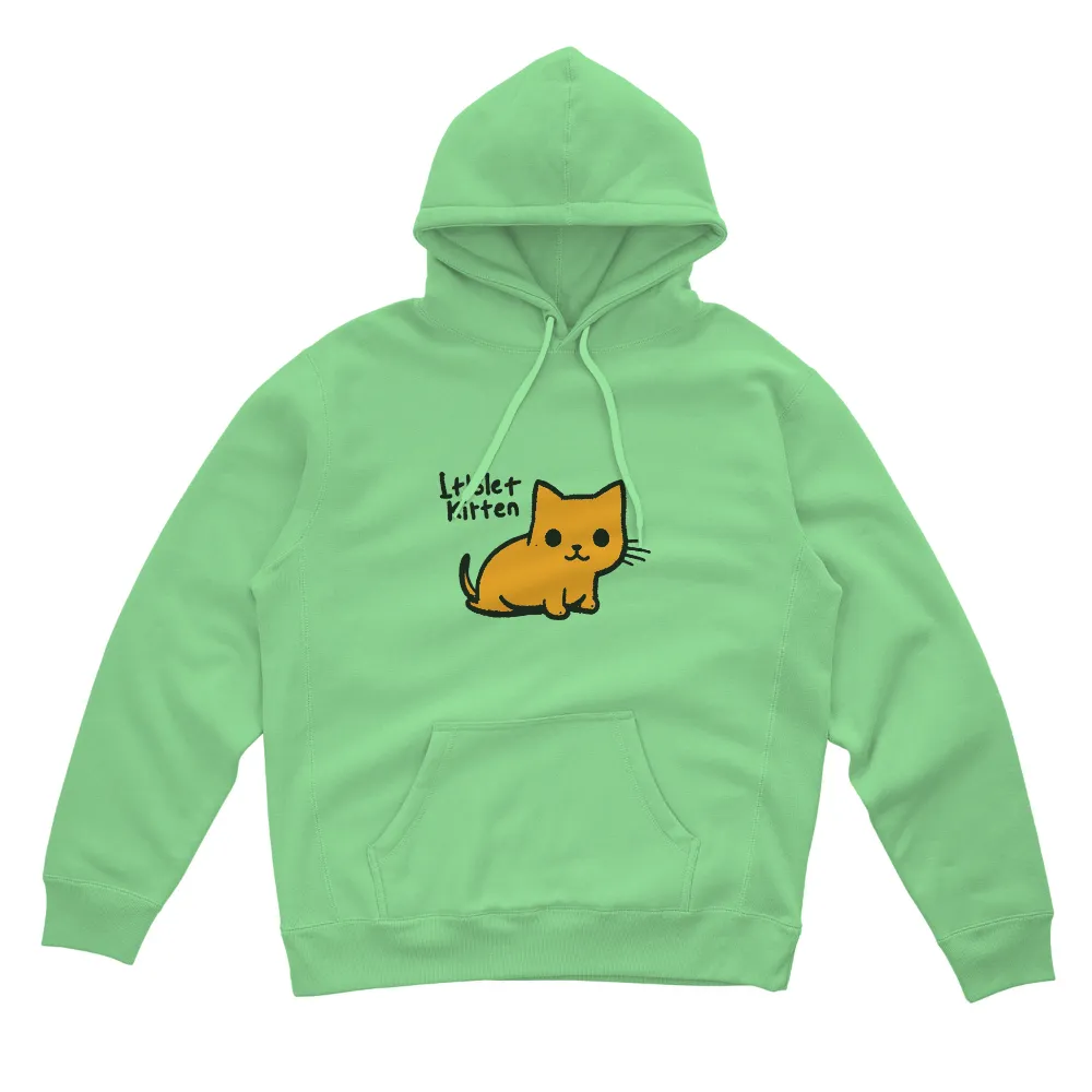 TShirt Design: Lil' Kitten - Whimsical and Cheerful|cute white t shirt roblox