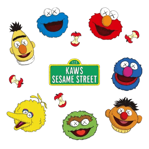 TShirt Printing: KAWS x Sesame Street - A Modern Twist on Childhood Favorites