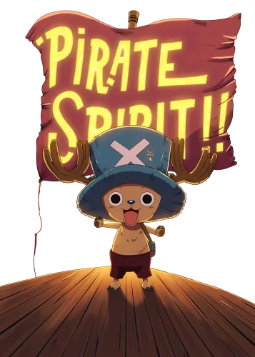 Pirate Spirit - one piece chopper t shirt