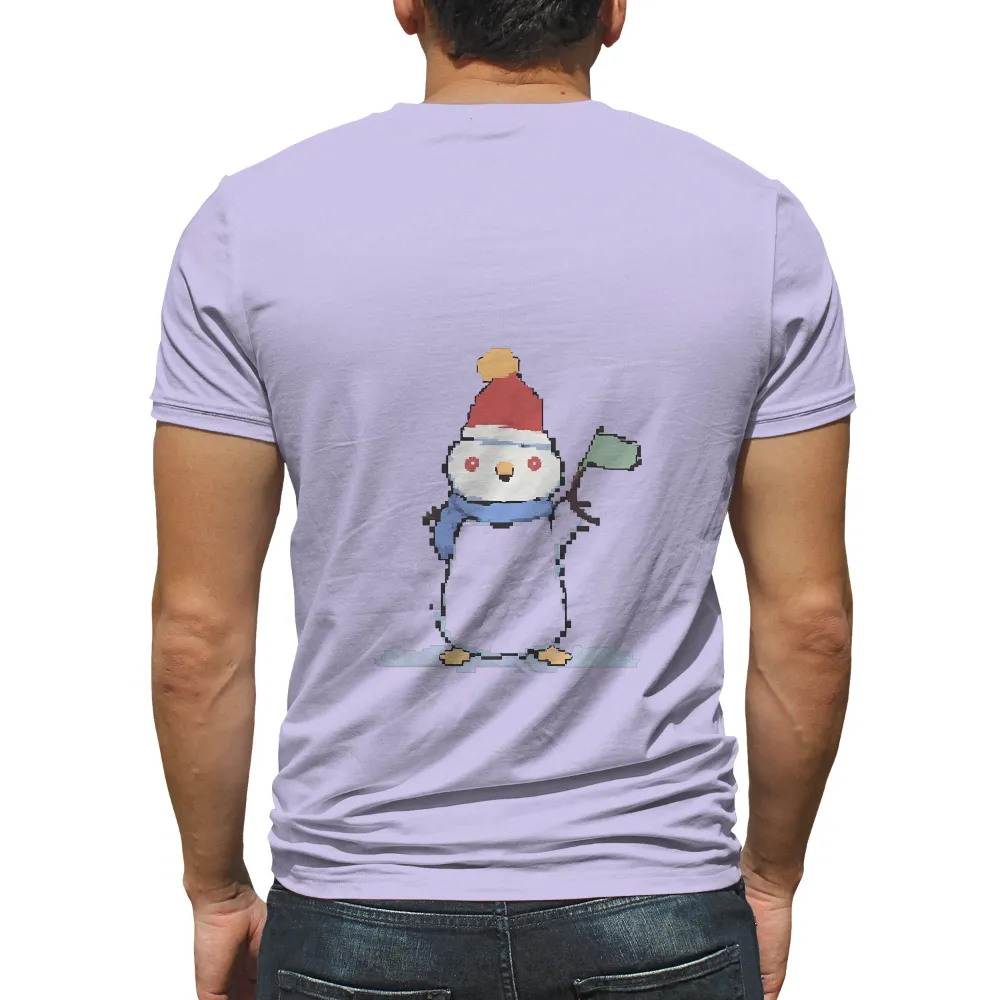 Custom Tee Shirts: Spread Winter Joy with Pippin the Penguin|rainbow penguin shirt