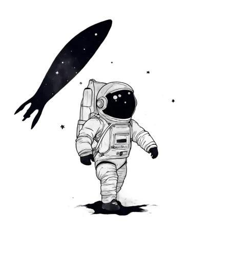 T-Shirts Design: Astronaut's Cosmic Adventure with Starry Fish