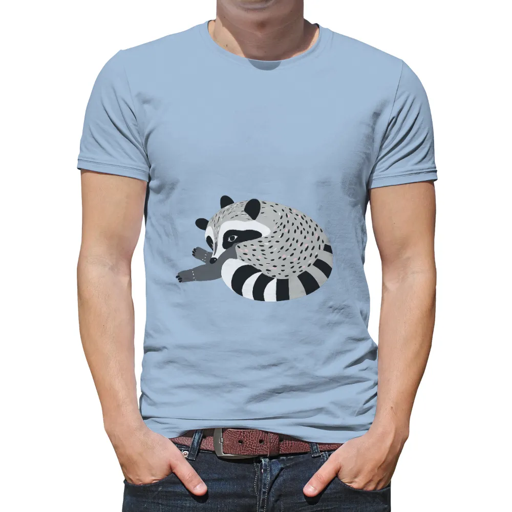 T-Shirts Custom: Whimsical Raccoon Design - Artistic and Comfortable|bucks city edition t shirt