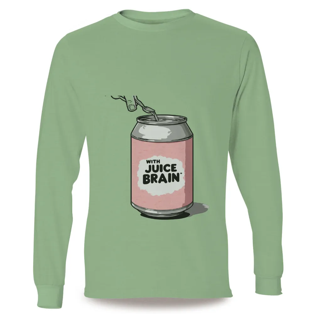 Shirts Graphic Tees: WITH JUICE BRAIN - Fun and Whimsical Design|pink maid t shirt roblox