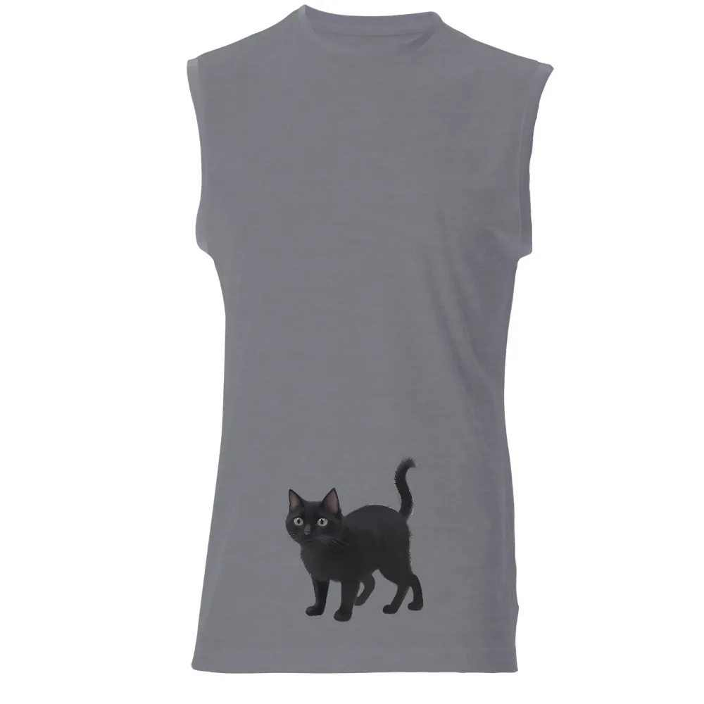 Shirts Graphic Tees: Luna the Black Cat - Hope and Inspiration|endor forest summer camp shirt