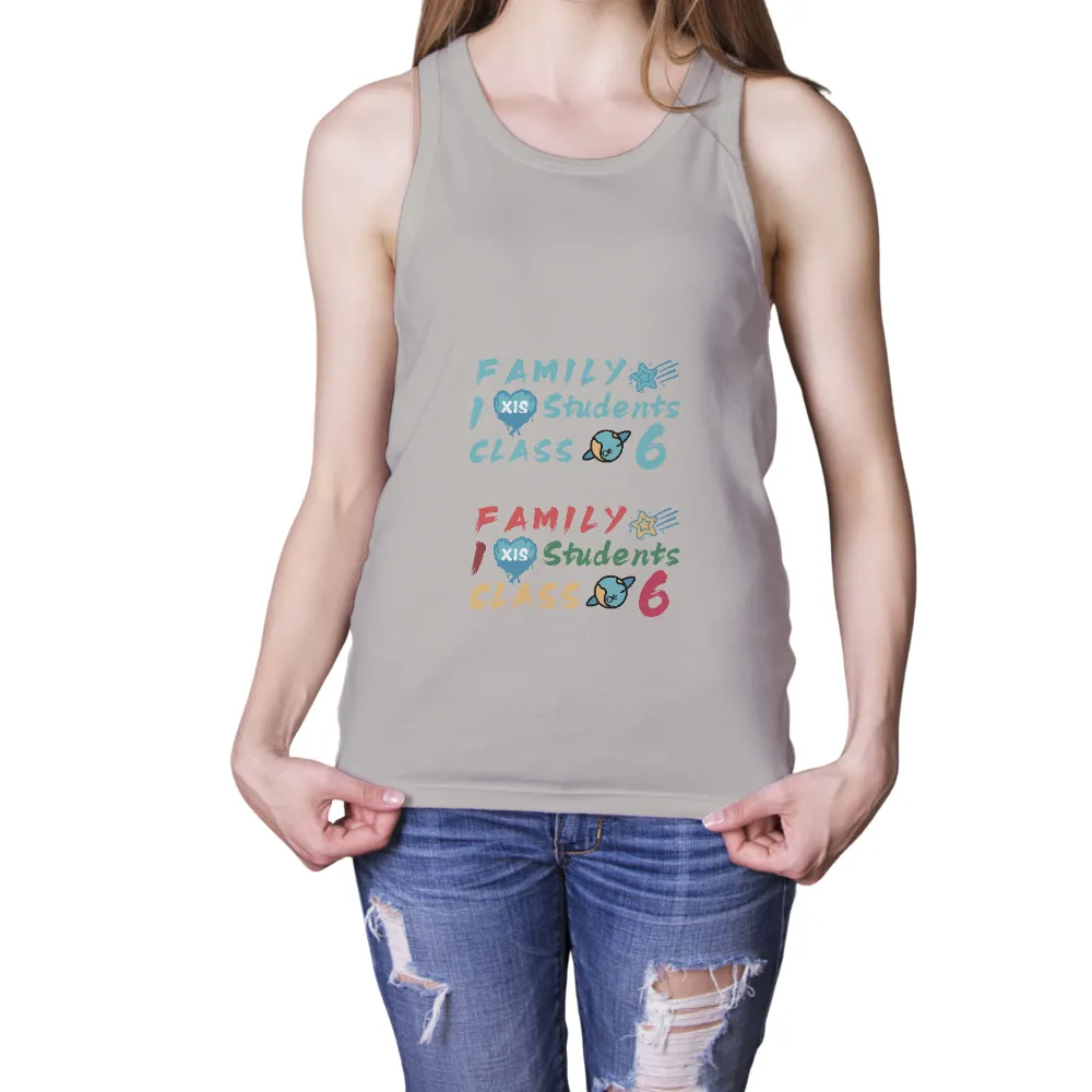 T-Shirts Design: Celebrate the Spirit of Class 6 with Love and Imagination|easter family t shirts