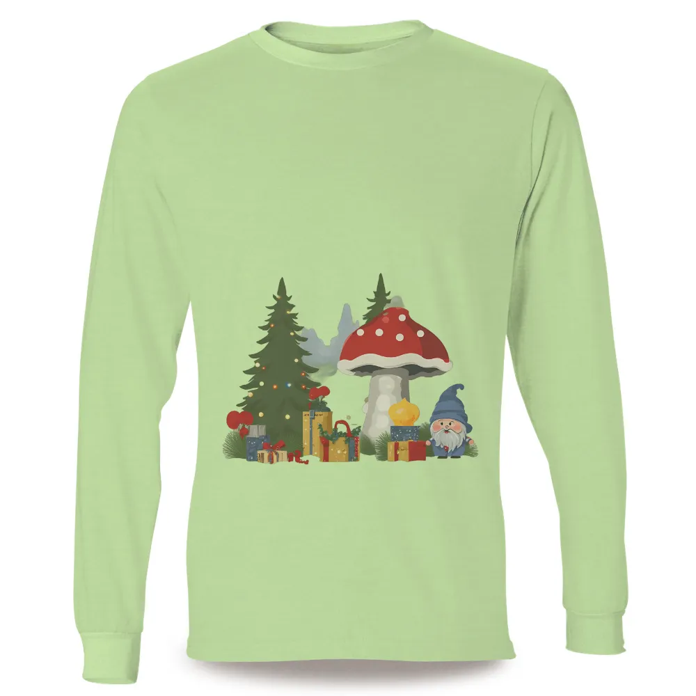 Shirts Graphic Tees: Glimmer's Magical Christmas Forest|co couture winter lace blouse