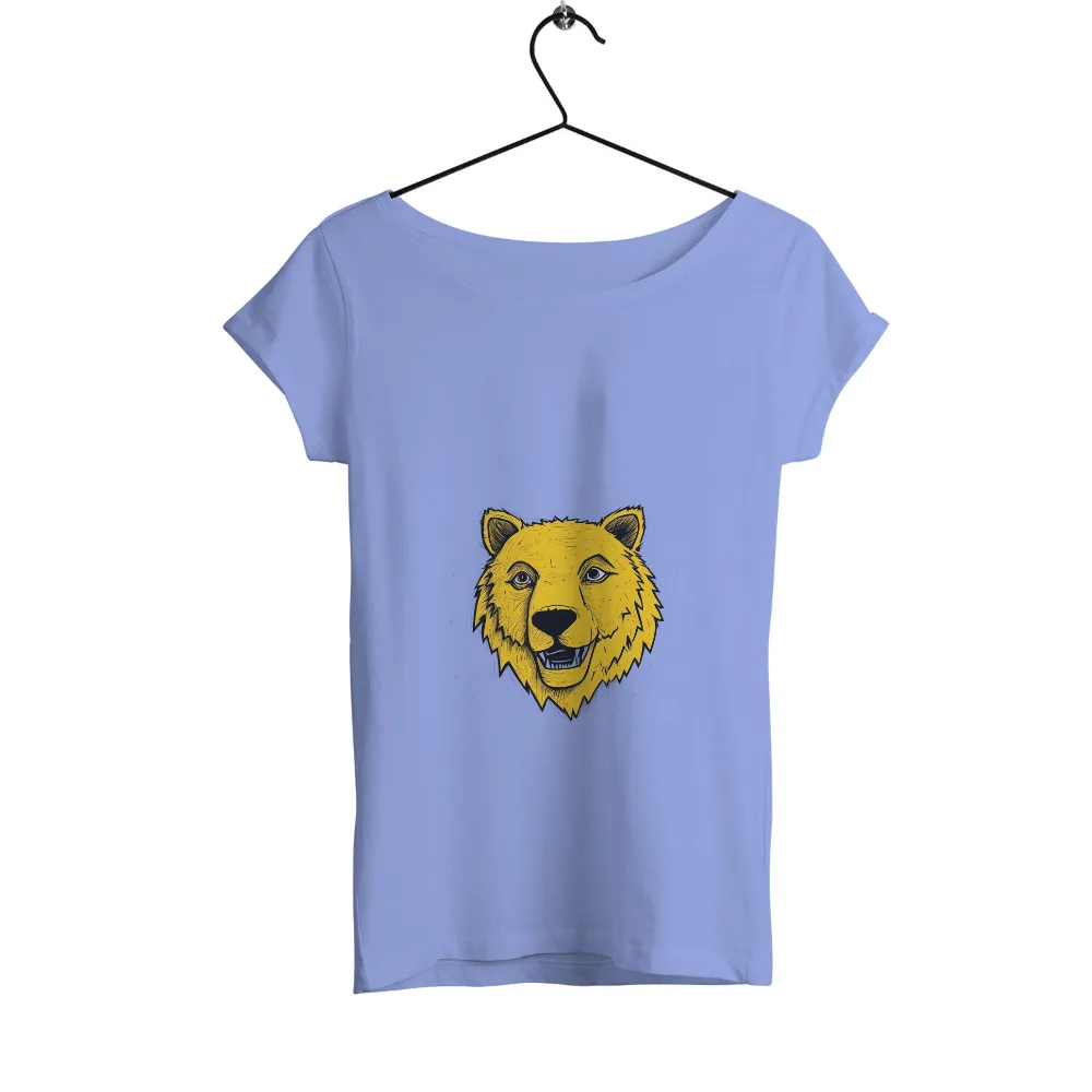 T-Shirt Printing: Majestic Bear - Strength and Wisdom|roblox black and white shirt