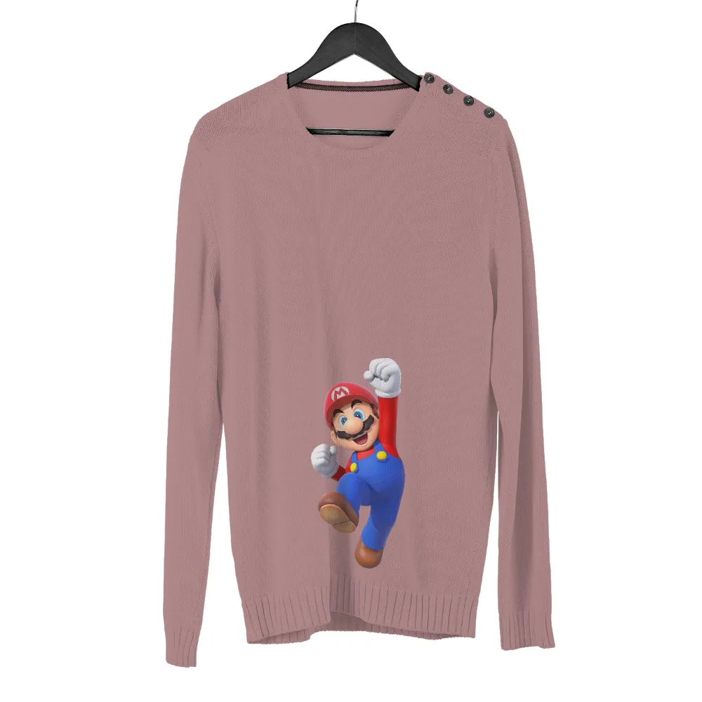 T-Shirts Custom: Mario Adventure - Gaming Enthusiast|yanderedev mario shirt