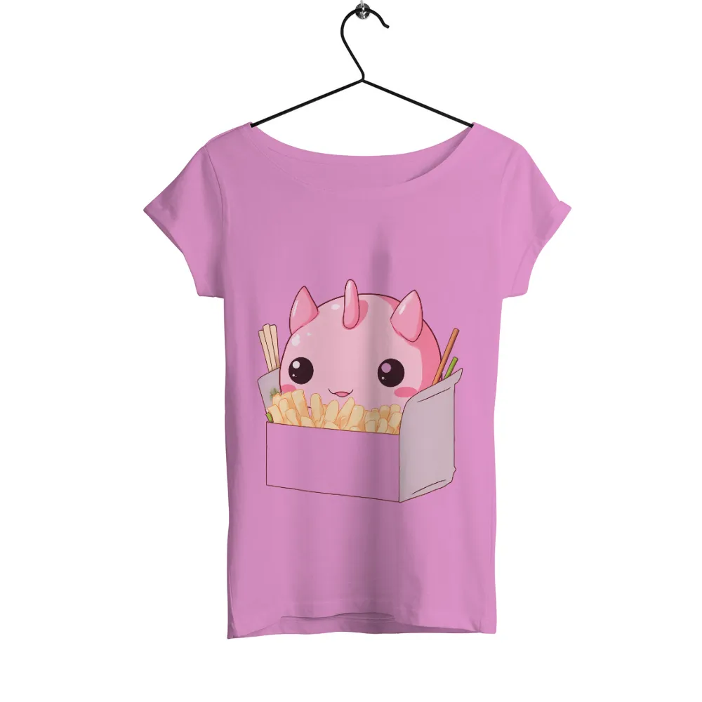 T-Shirts Custom: Fritzy's Whimsical Hideaway in a Box of Fries|pink cute t shirt roblox