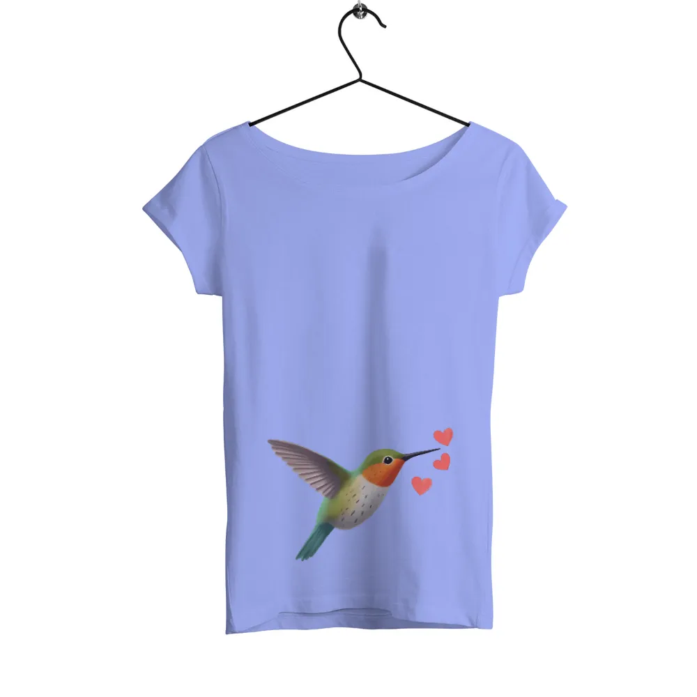 Tee Shirts Printed: Hummingbird Love - Whimsical Nature Design|love for damar t shirt nfl