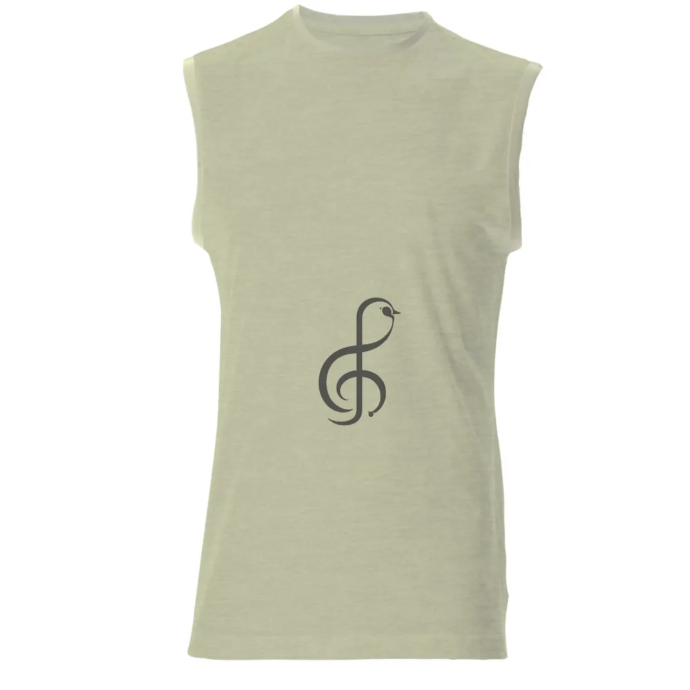 Minimalist Treble Clef Design: A Timeless Emblem of Music|acnh music fest shirt