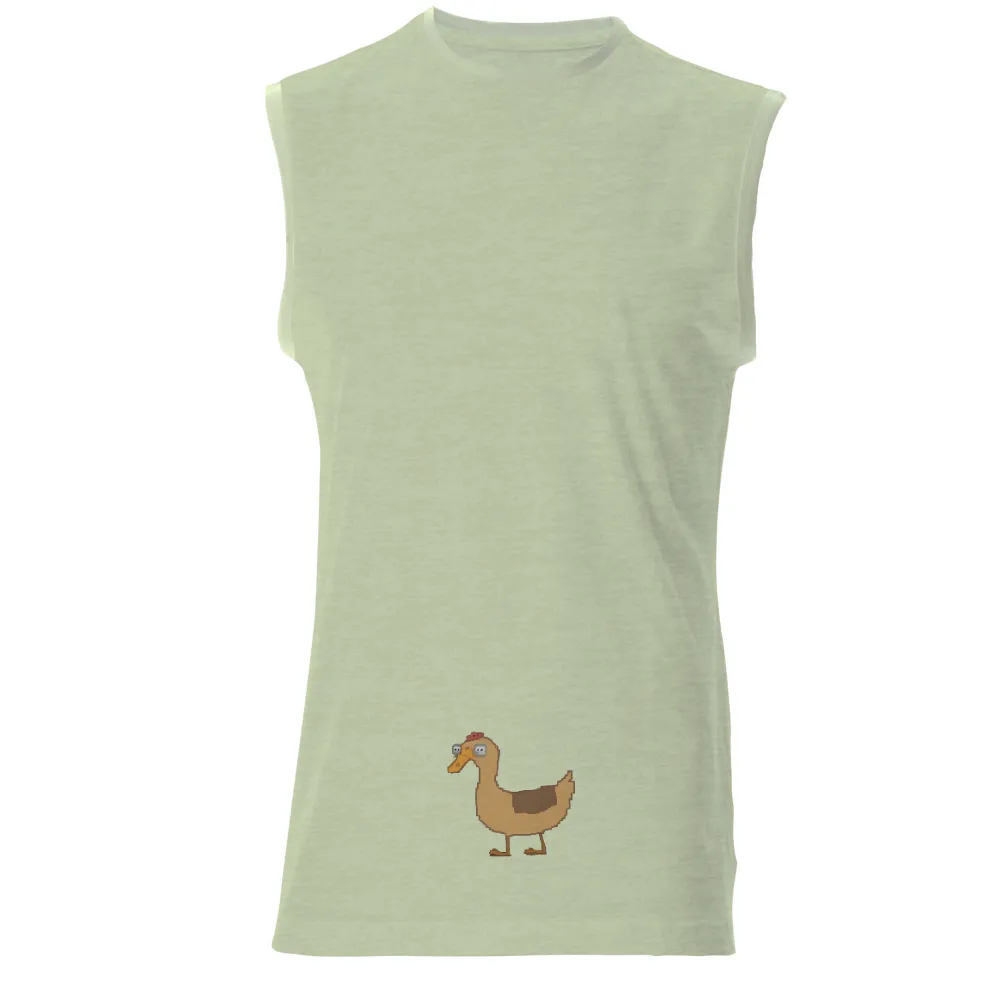 Custom T-Shirt Printing: Cluck the Wise Chicken - Minimalist Design|pasta pork chicken and lamb t shirt