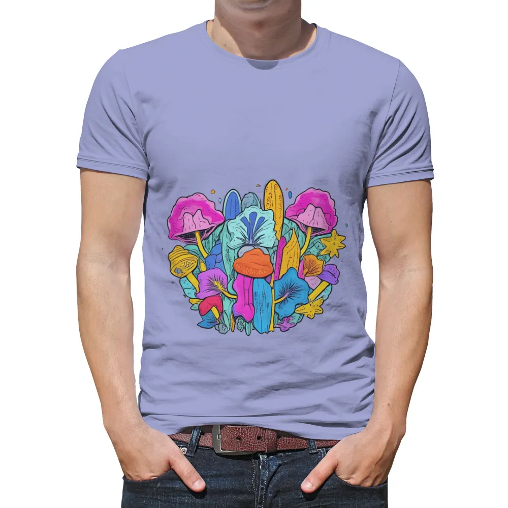 Graphic Tees: Surreal Garden of Whispers - Artistic Designs|olive garden pride shirt