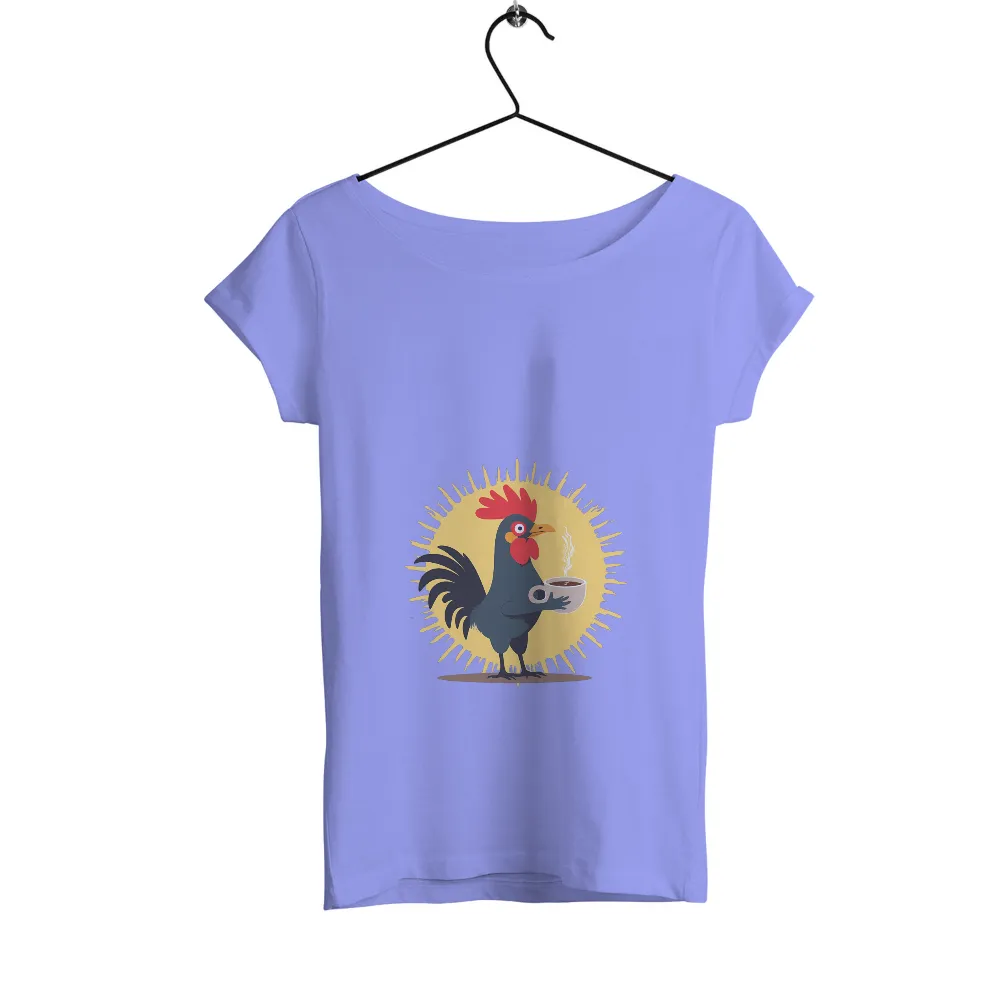 Shirts Graphic Tees: Chuck the Rooster Serves Up Morning Energy|orlando city shirt 2022