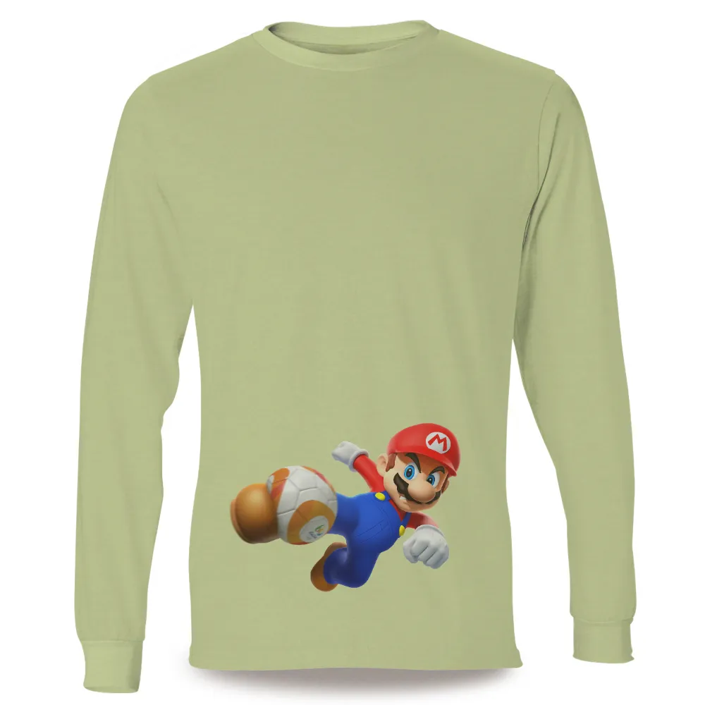 T-Shirts Design: Mario's Soccer Adventure|mario 35th anniversary shirt