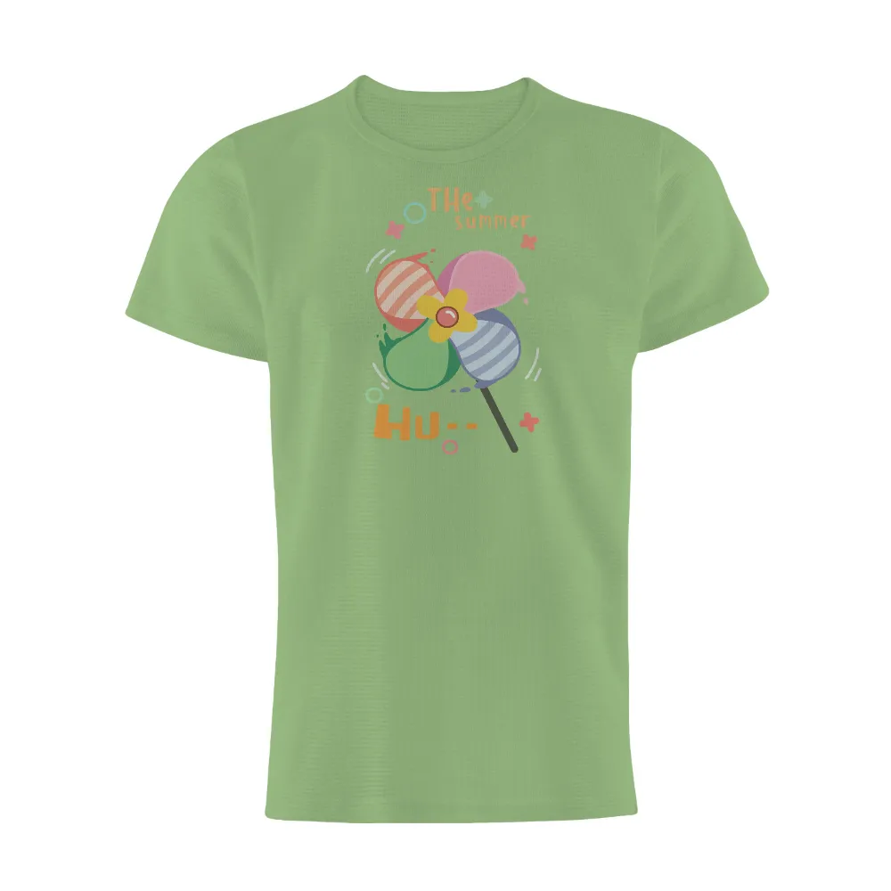 Shirts Graphic Tees: Summer Pinwheel Joy|matalan ladies summer t shirts