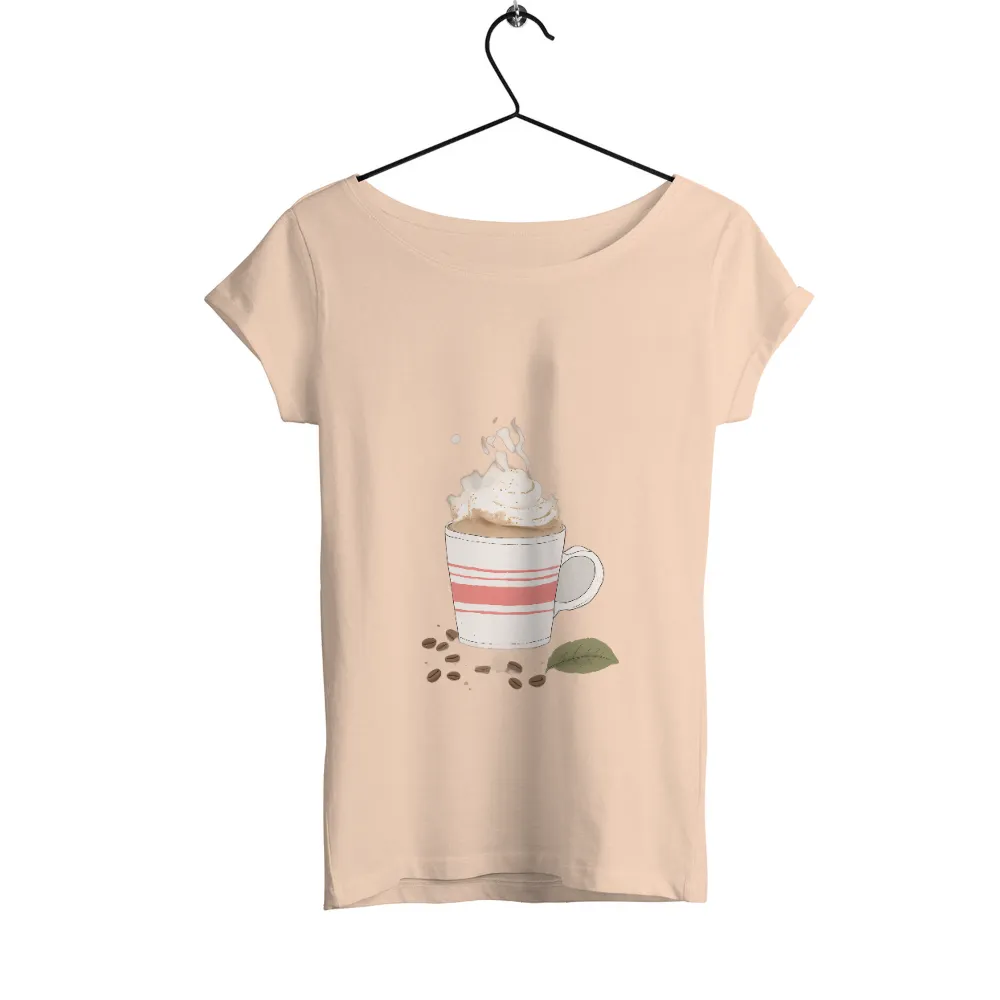 Tee Shirt Printing: Cozy Morning Coffee - Life Theme|izod premium essentials natural stretch