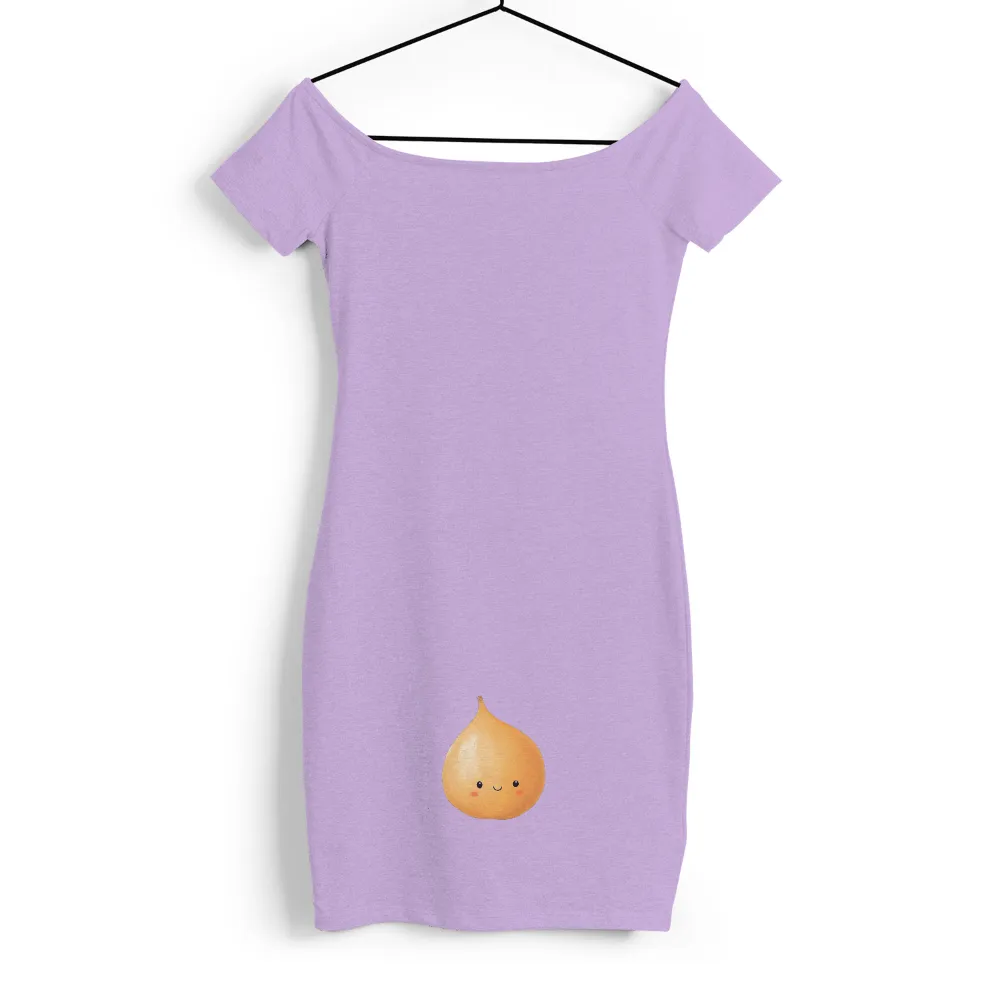 T-Shirt Printing: Whimsical Onion Smile - Funny & Minimalist Design|cute mothers day shirt ideas