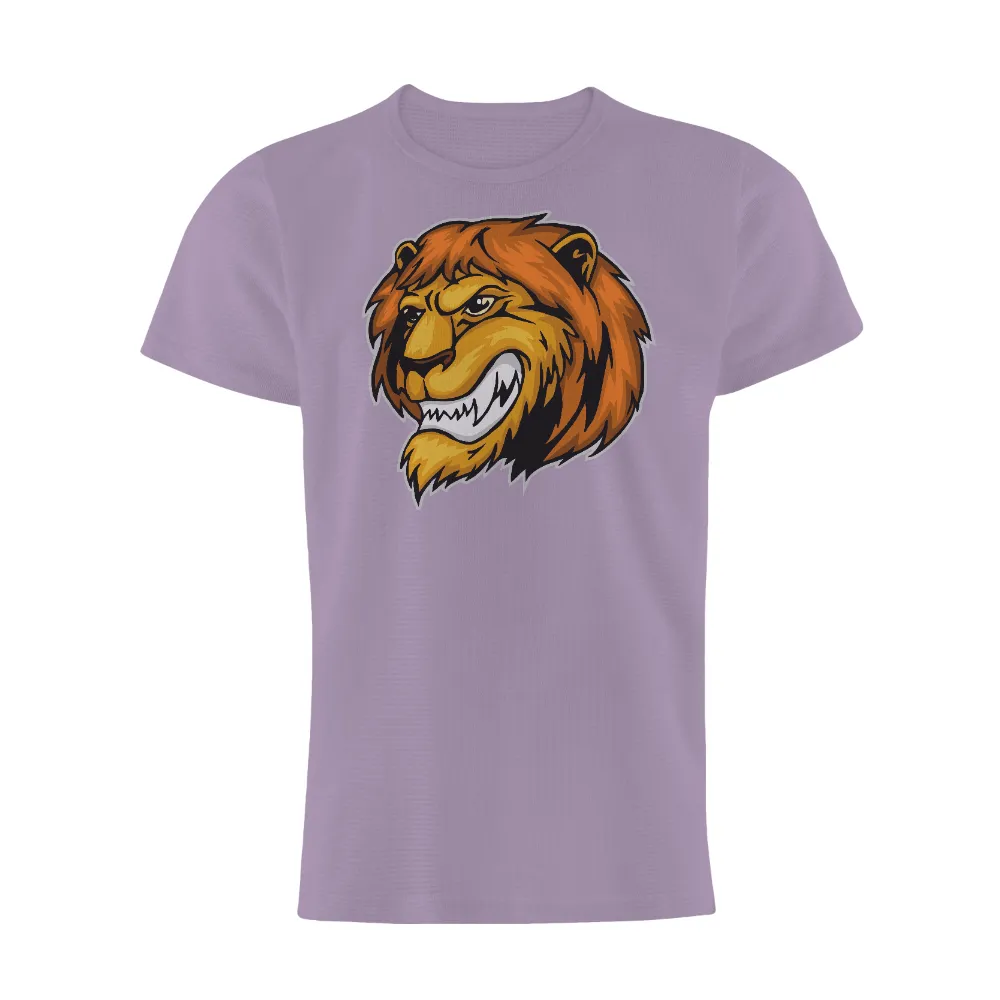 Tee Shirt Printing: Lion Head Design - Strength and Courage|puff sleeve blouse animal crossing