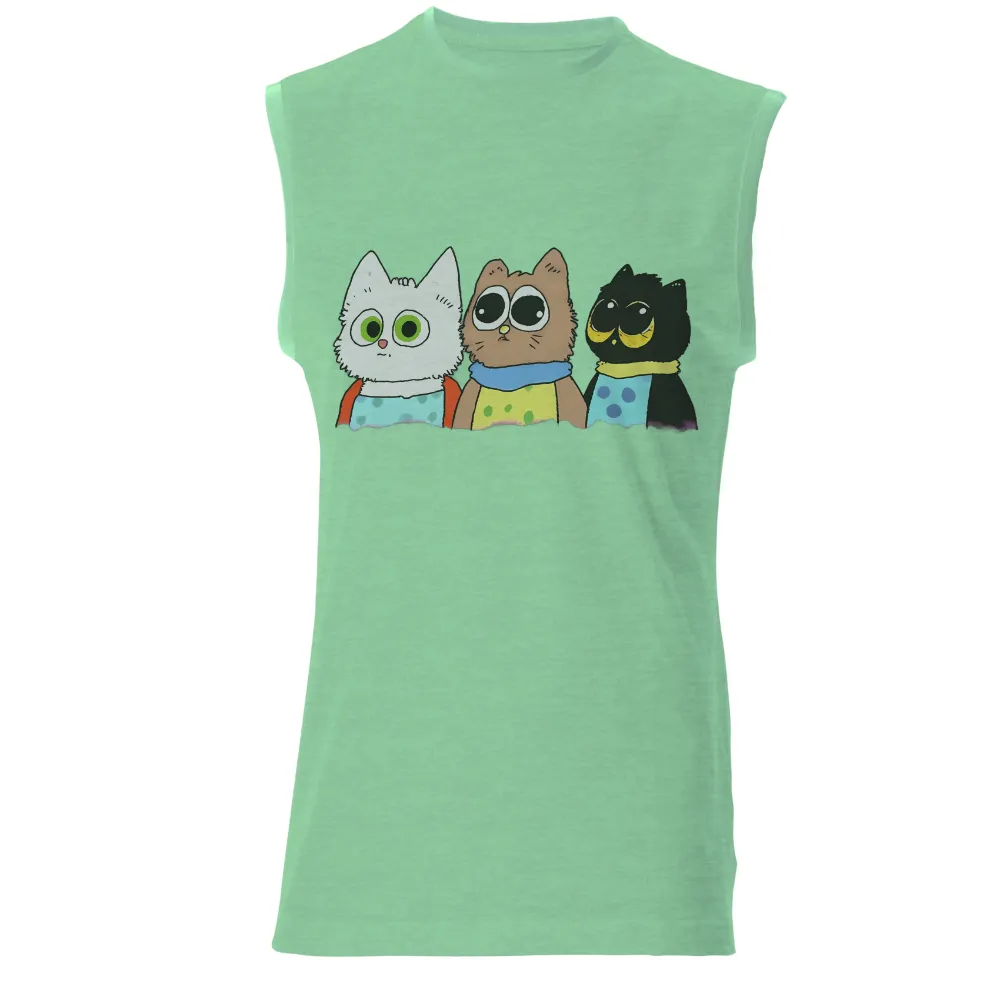 Tee Shirt Printing: Quirky Cats - Whimsical and Colorful Feline Friends|cats are aliens t shirt