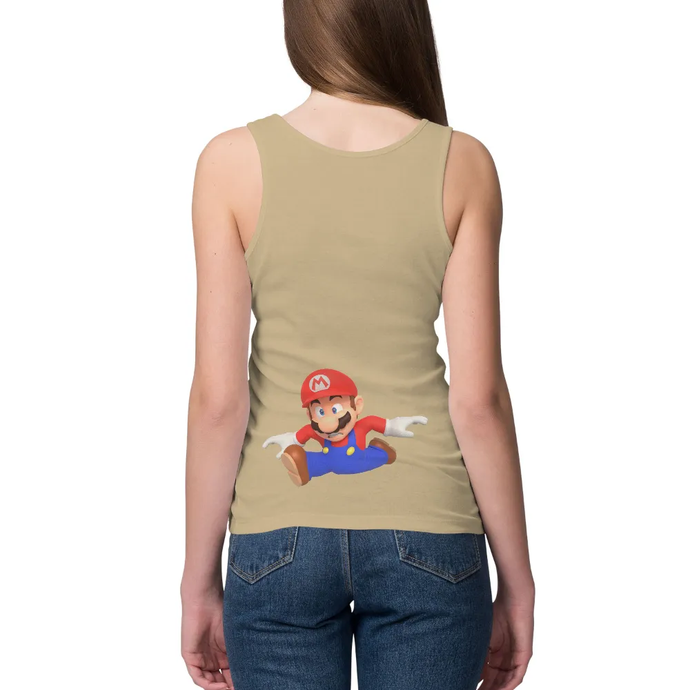 Shirts Graphic Tees: Mario Adventure Pixel Art|mario flip sequin shirt