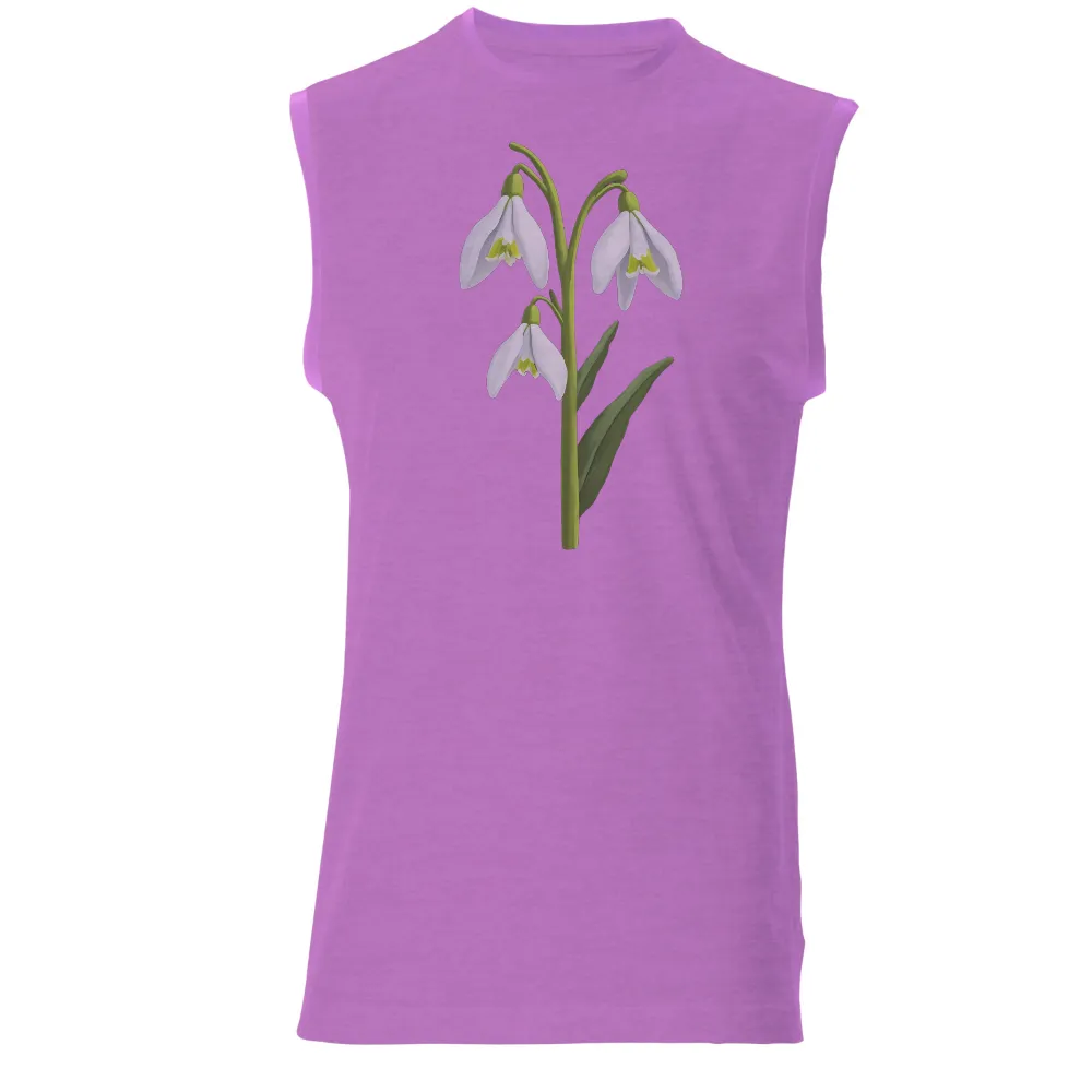 Snowdrop T-Shirts Custom: Hope and Resilience in Every Bloom|rugman art t shirt