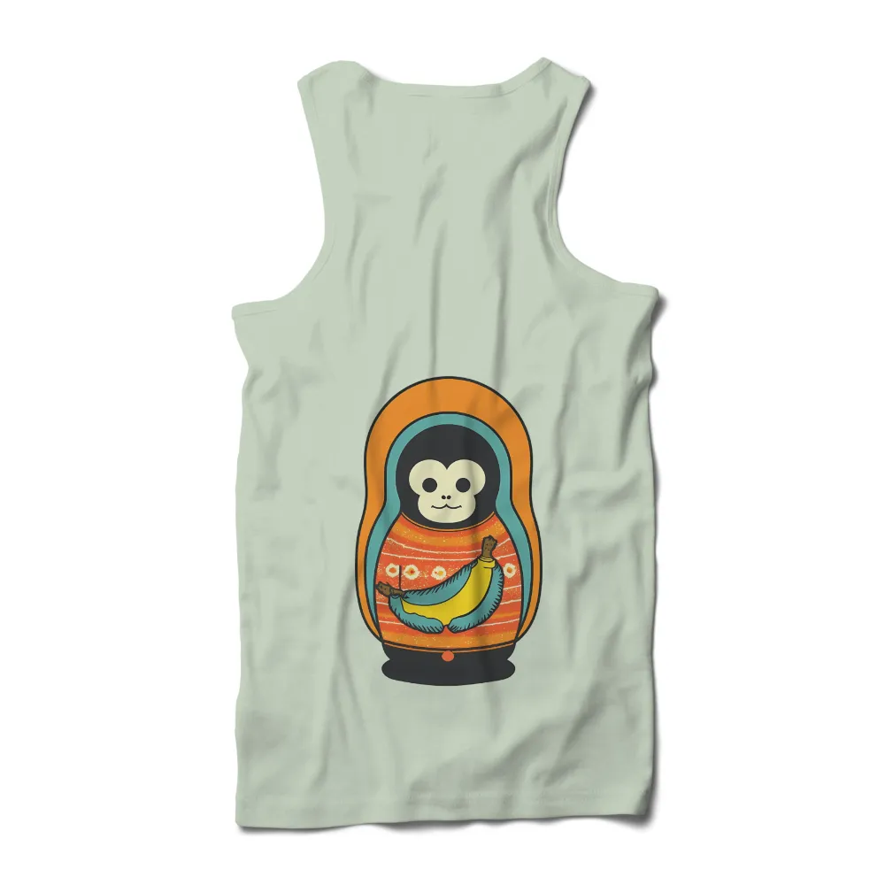 Pop Culture Graphic Design: Monkey Matryoshka Art|fourth of july shirts for the family