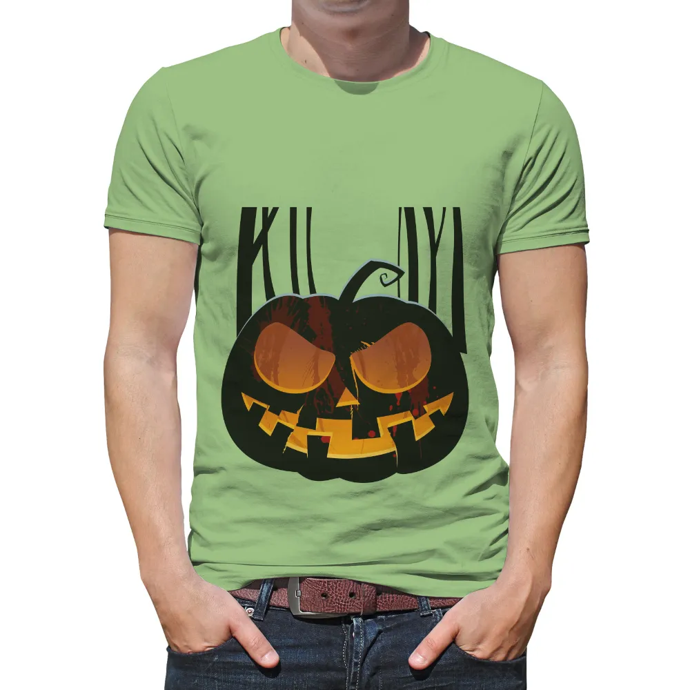 Tee Shirt Printing: Mischievous Halloween Pumpkin Design|buc ee's shirts 2022 halloween