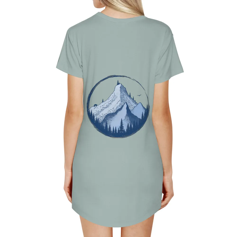 Graphic Tees: Mountain Majesty - Nature's Tranquility and Freedom|enes freedom t shirt