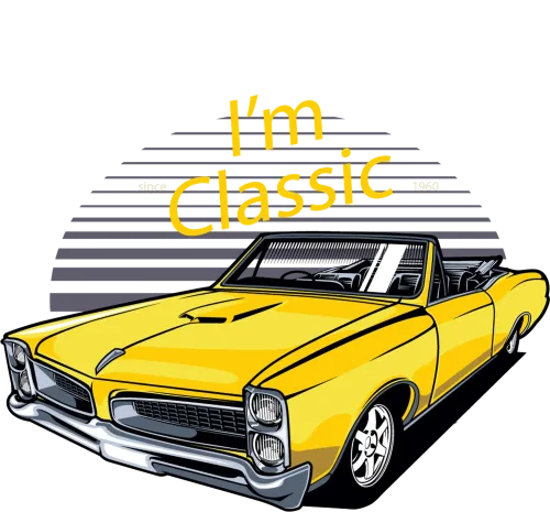 T-Shirts Custom: Classic Car Enthusiast - Vintage & Retro Design