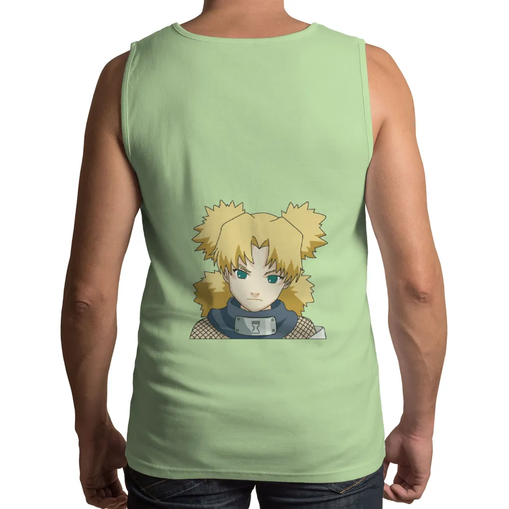 Graphic Tees: Anime Ninja Tribute - Golden Hair, Blue Eyes, Hidden Village Symbol|roblox t shirt ninja